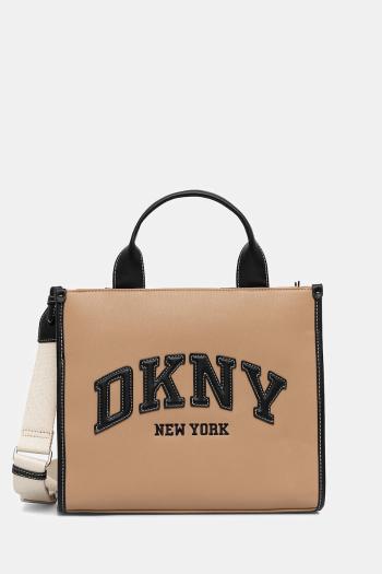 Kabelka Dkny hnedá farba, R52AZR57