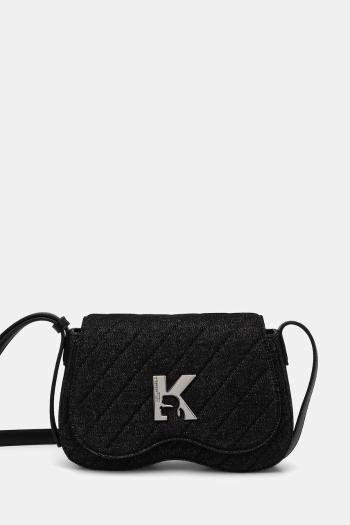 Kabelka Karl Lagerfeld Jeans čierna farba, A1W30281