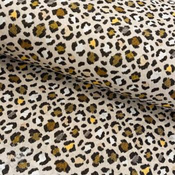 Dekoračná látka jacquard PUMA ALLOVER JAUNE
