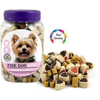 FINE DOG MINI Srdiečka Soft MIX 280 g (8595657303793)