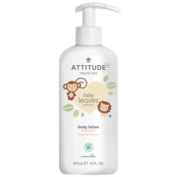 ATTITUDE Detské telové mlieko Baby leaves s vôňou hruškovej šťavy 473ml