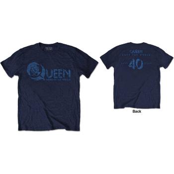 Queen tričko News of the World 40th Vintage Logo  one_size