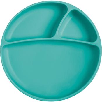 Minikoioi Puzzle Plate Green delený tanier s prísavkou Green 1 ks