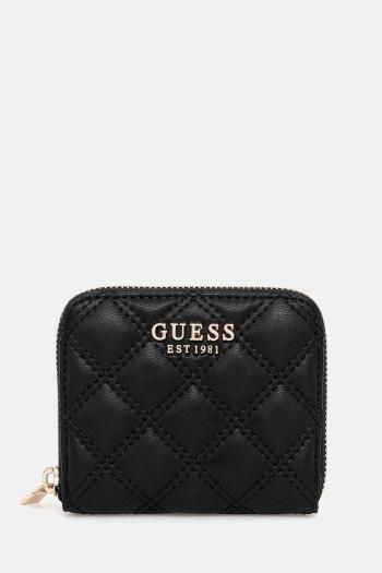 Peňaženka Guess GIULLY dámska, čierna farba, SWQG96 73137