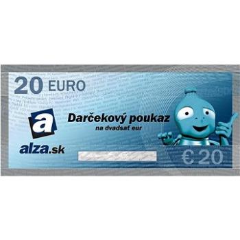 Elektronický darčekový poukaz Alza.sk na nákup tovaru v hodnote 20 €