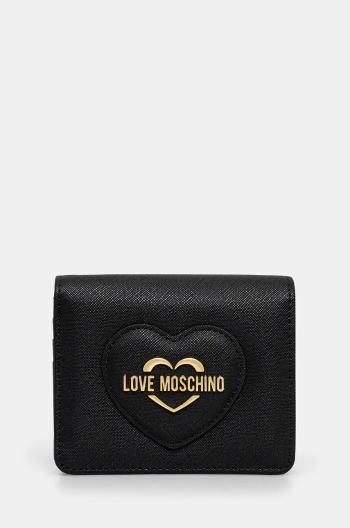 Peňaženka Love Moschino dámska, čierna farba, JC5731PP0L