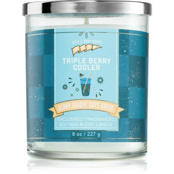 Bath & Body Works Triple Berry Cooler vonná sviečka 227 g