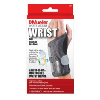 MUELLER Adjust-to-fit Wrist Brace Ortéza na ľavé zápästie 1 kus