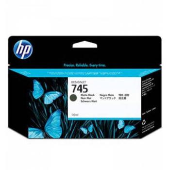 HP 745 F9J99A matná čierna (matte black) originálna cartridge