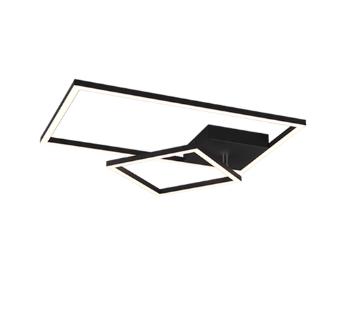 LED stropné osvetlenie Reality Padella čierna R62642432
