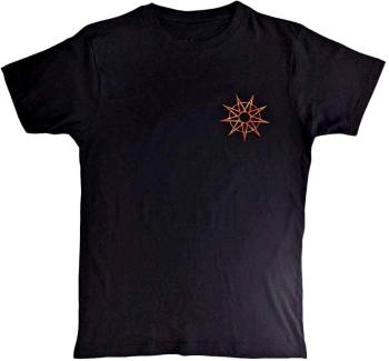 Slipknot Tričko The End, So Far Flame Logo Back Print Unisex Black XL