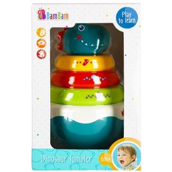 Bam Bam roly poly Dino veža 2v1 (5908275161424)