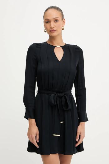 Šaty Marciano Guess ANITA čierna farba, mini, áčkový strih, 5YGK33 7356A