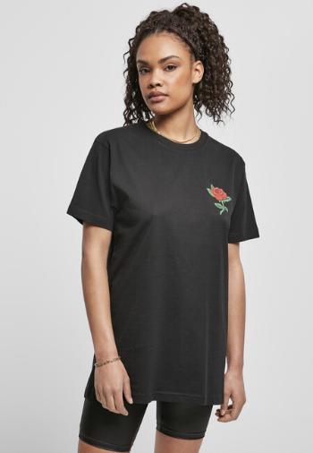 Mr. Tee Ladies Rose Tee black - XS