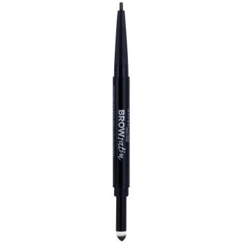 MAYBELLINE NEW YORK Brow Satin ceruzka na obočie duo odtieň 04 Dark Brown 0.71 g