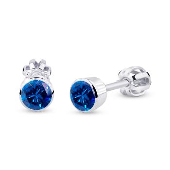 Cutie Diamonds Obľúbené náušnice z bieleho zlata so zafírmi DZ3034-30-SF-X-2