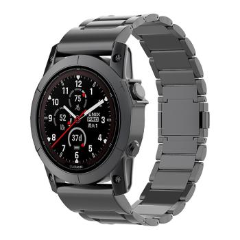 CLASSIC Kovový remienok pre Garmin Fenix 7 / Forerunner 965 čierny