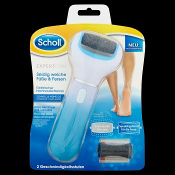 Scholl Elektrický pilník na chodidlá + 2 rotačné hlavice Velvet Smooth