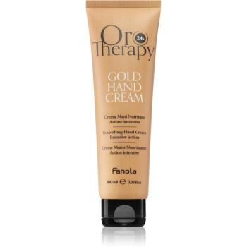 Fanola Oro Therapy Gold Hand Cream hydratačný a vyživujúci krém s 24karátovým zlatom 100 ml