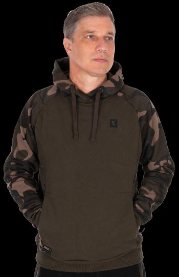 Fox mikina khaki/camo pullover premium 310 hoodie - xxxl