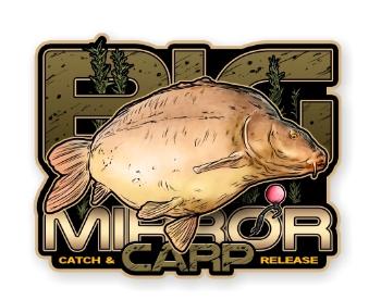 4anglersdesign samolepka 41 big mirror carp