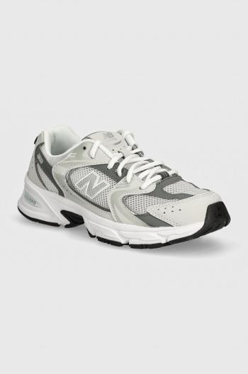 Detské tenisky New Balance NBGR530 šedá farba