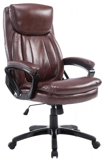 Irodai fotel BHM GERMANY Platon, pirosasbarna