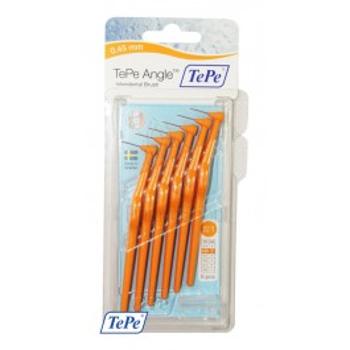 TEPE Medzizubná kefka ID Angle 0,45mm  - oranžová 6 ks