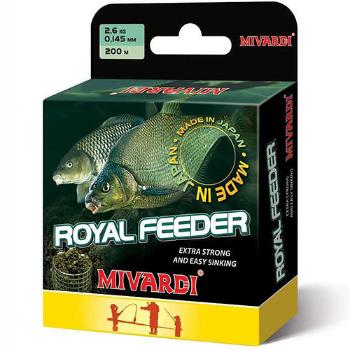 Mivardi vlasec royal feeder green 200 m-priemer  0,145 mm / nosnosť 2,6 kg