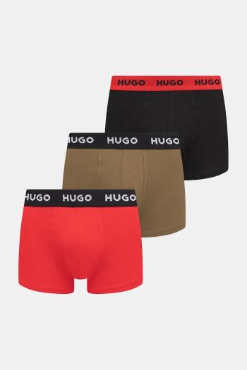 Boxerky HUGO 3-pak čierna farba, 50532611