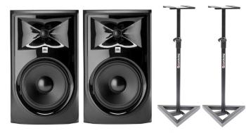 JBL LSR308P MKII Stand SET Aktívny štúdiový monitor 2 ks