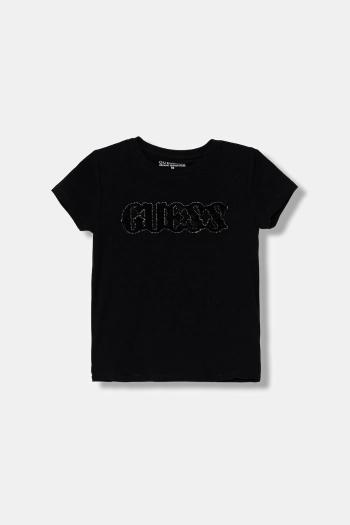 Detské tričko Guess čierna farba, J5YI52 J1314