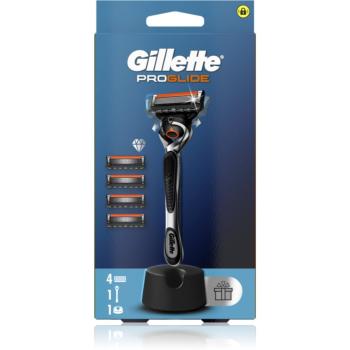 Gillette ProGlide holiaci strojček so stojančekom + náhradné hlavice 4 ks