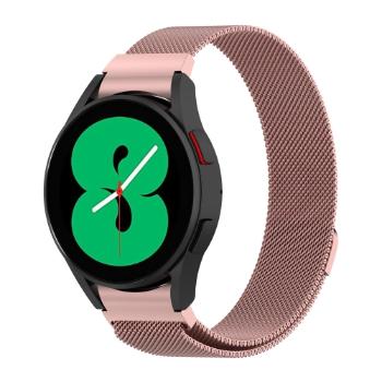 MILANESE Kovový remienok Samsung Galaxy Watch 5 (40mm / 44mm) 5 Pro 45mm ružový