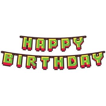 Girlanda – happy birthday –  narodeniny – minecraft – 160 cm (5902973140323)