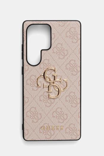 Puzdro na mobil Guess Samsung Galaxy S25 Ultra ružová farba, GUHCS25L4GMGPI