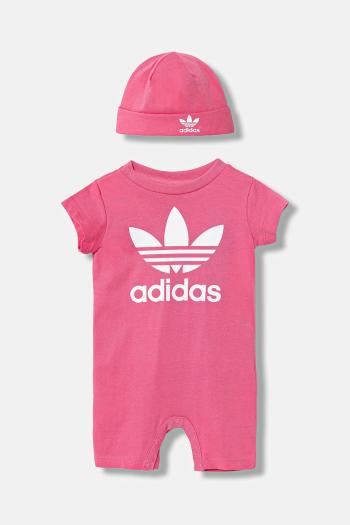 Detské bavlnené dupačky adidas Originals JY1134
