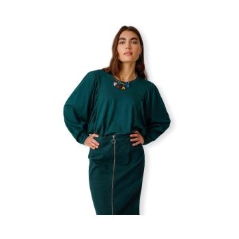 Skfk  Top Agurne - Dark Green  Blúzka Zelená