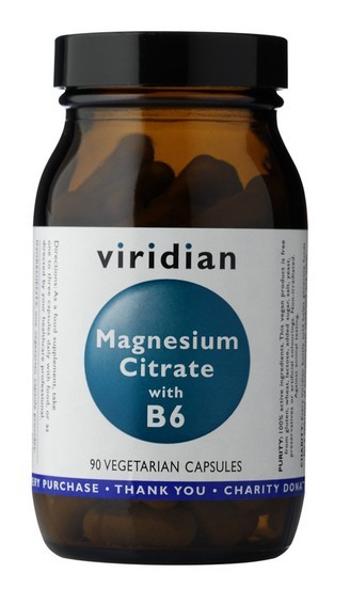 VIRIDIAN Magnesium Citrate with Vitamin B6 90 kapsúl