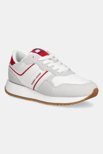 Tenisky Tommy Jeans EVA RUNNER LIGHT dámske, červená farba, EN0EN02741