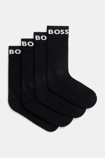 Ponožky BOSS 2-pak čierna farba, 50469747