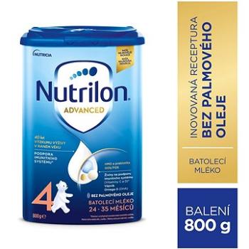 Nutrilon 4 Advanced batoľacie mlieko 800 g (8590340111280)