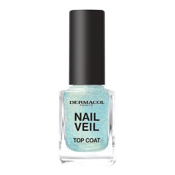 Dermacol Lak na nechty Sparkling Ocean Nail Veil (Top Coat) 11 ml