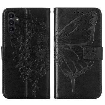 ART BUTTERFLY Peňaženkový obal pre Samsung Galaxy A25 5G čierny