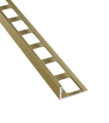 Lišta ukončovací "L" Havos, hliník elox, dĺžka 250 cm, výška hrany 12,5 mm, ALEZ12250