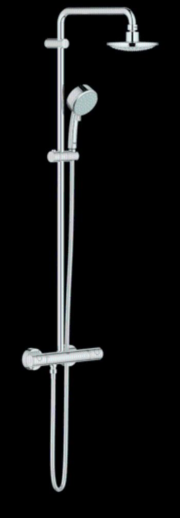 Sprchový systém GROHE New Tempesta Cosmop. System s termostatickou batériou chróm 27922000