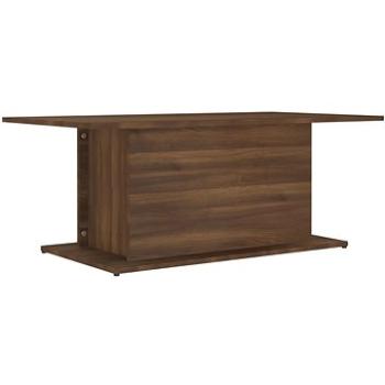 SHUMEE Konferenčný stolík hnedý dub 102 × 55,5 × 40 cm drevotrieska, 813094