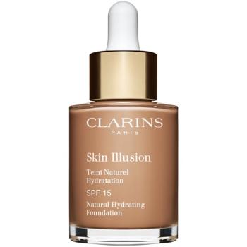 Clarins Skin Illusion Natural Hydrating Foundation rozjasňujúci hydratačný make-up SPF 15 odtieň 112.3N Sandalwood 30 ml