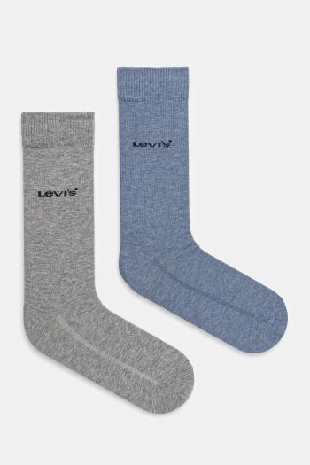 Ponožky Levi's 2-pak šedá farba, 37157-1196