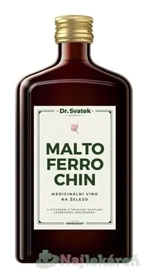 Dr. Svatek Maltoferrochin Medicinální víno 500 ml